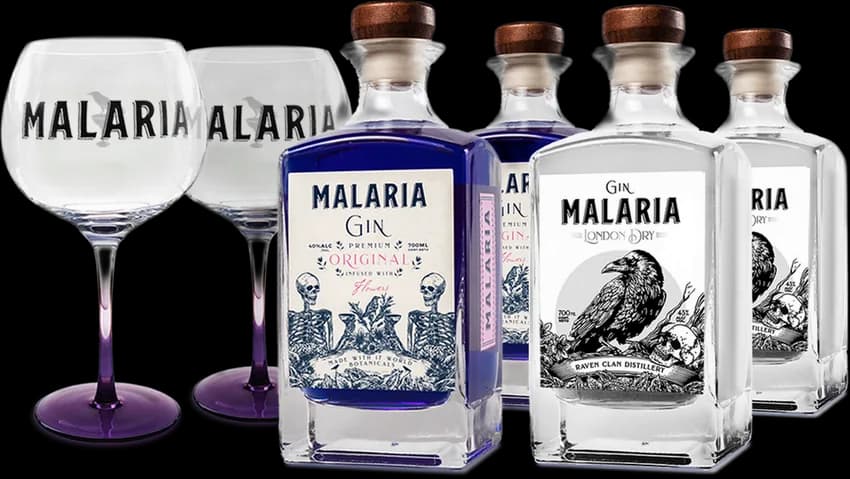 2 COPONES REGALO + 2 Malaria Gin London Dry + 2 Malaria Gin Original