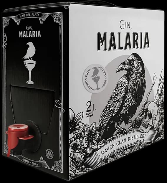 Bag in Box Gin 2L - Malaria London Dry