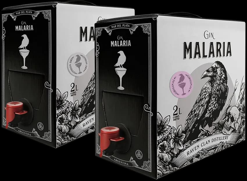 Bag in Box Gin 2L - Malaria Original + Malaria London Dry