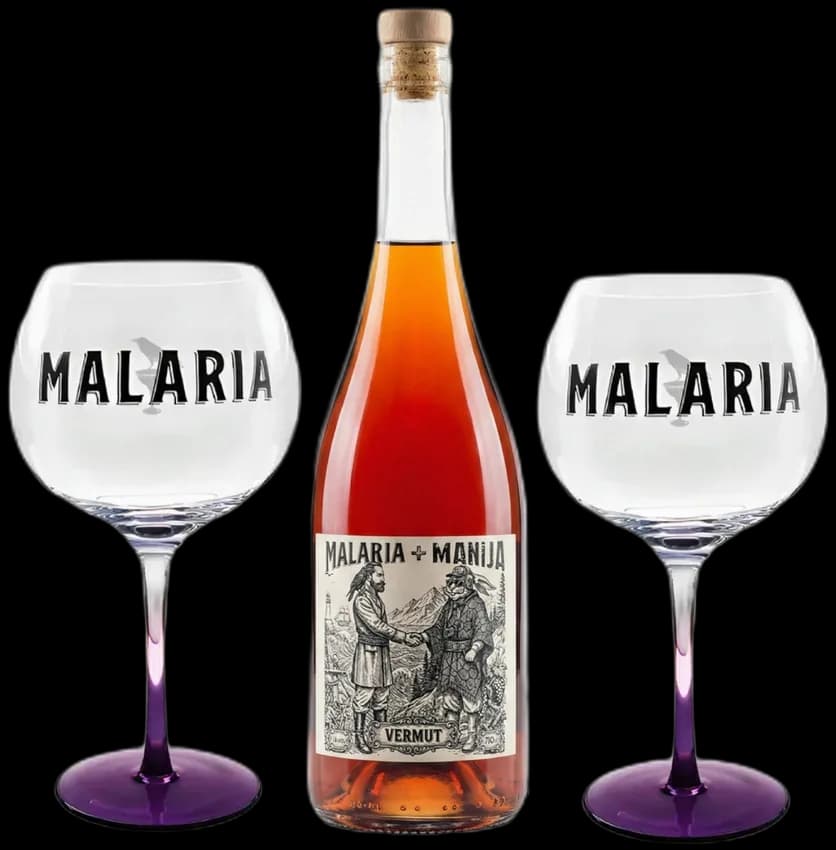 Botella Vermut PICANTE + 2 copones
