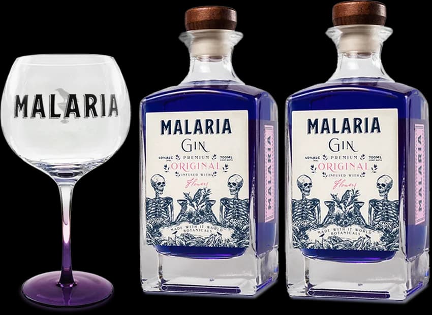 1 COPON REGALO + Malaria Gin Original x 2 botellas